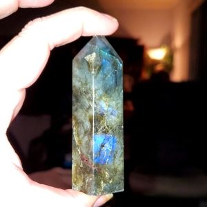 Labradorite Crystal Tower Point